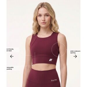 Forme Revive Posture Correcting Bra Merlot Red 3XL RN158255